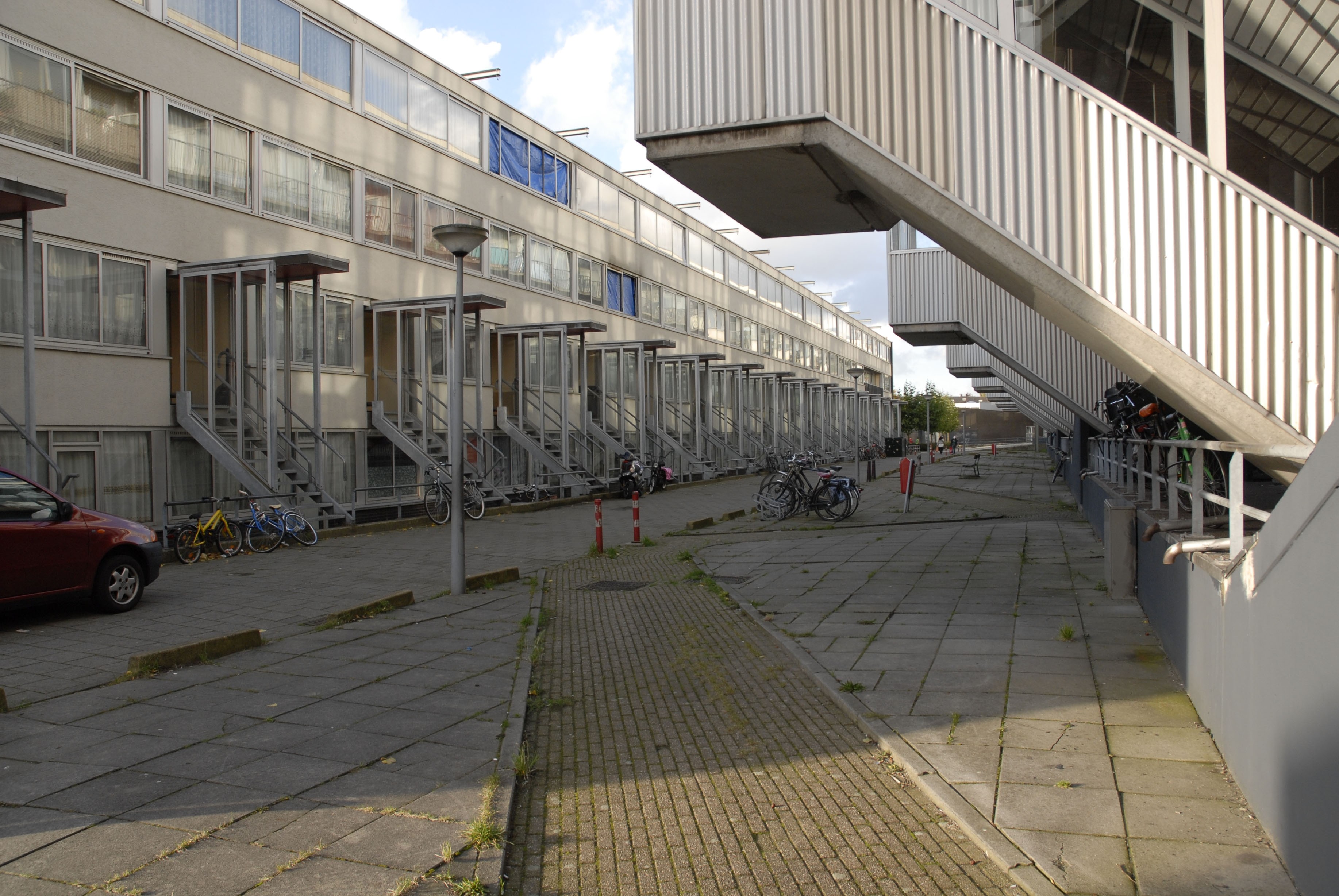 foto van de woningen op IJplein-Oost